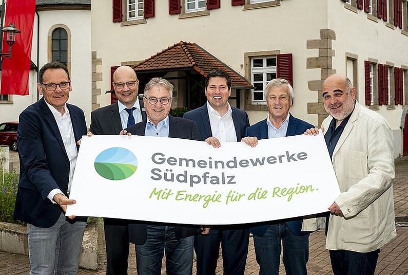 Präsentation des neuen Logos der Gemeindewerke Südpfalz