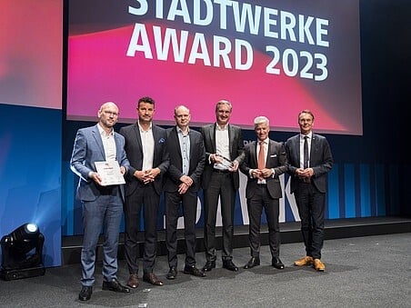 WSW auf der Verleihung des Stadtwerke Award 2023 (Bildquelle: Pressefoto WSW)