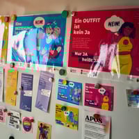 Material für Kampagnen zur Prävention sexualisierter und häuslicher Gewalt